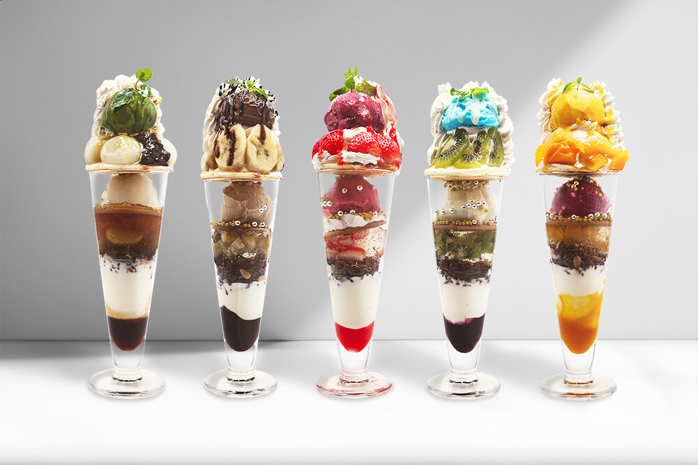 オーダーメイドパフェ<br>（ドリンク付き）イメージ