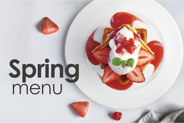 春の季節限定メニューが始まります！詳細写真
